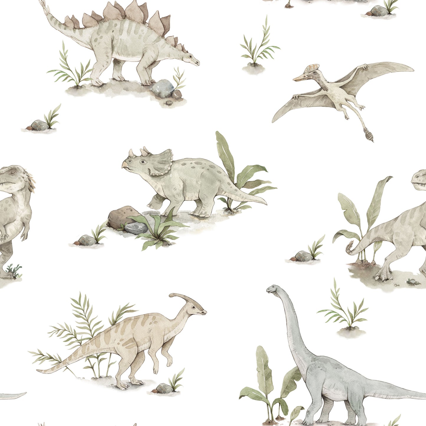 Happy Dinos Wallpaper