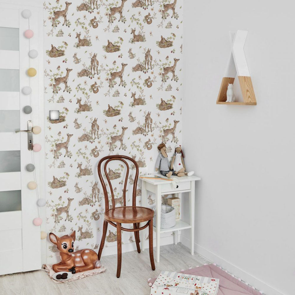 Deer Meadow Wallpaper
