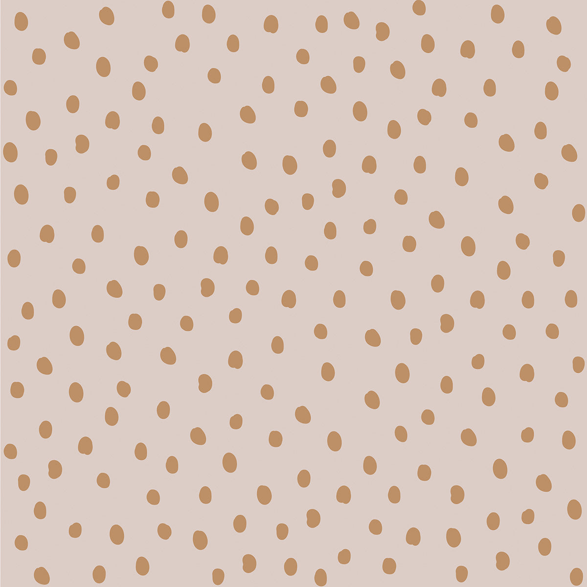 Irregular Dots Powder Pink Cinnamon Wallpaper