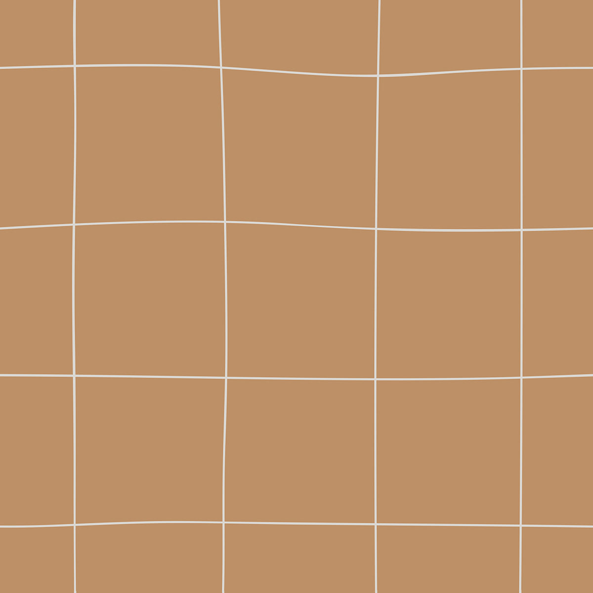 Irregular Check Pattern Cinnamon Wallpaper