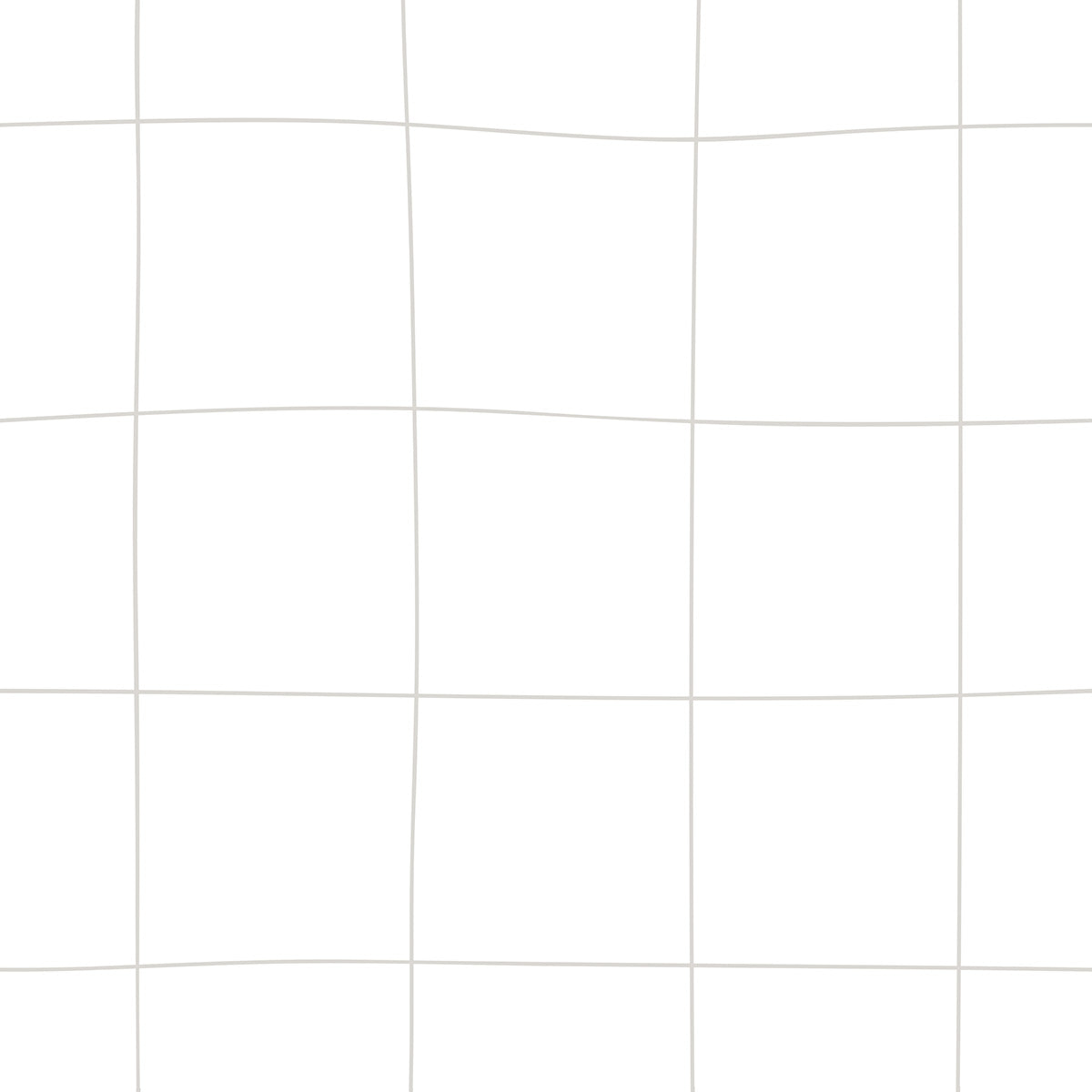 Irregular Check Pattern White Wallpaper