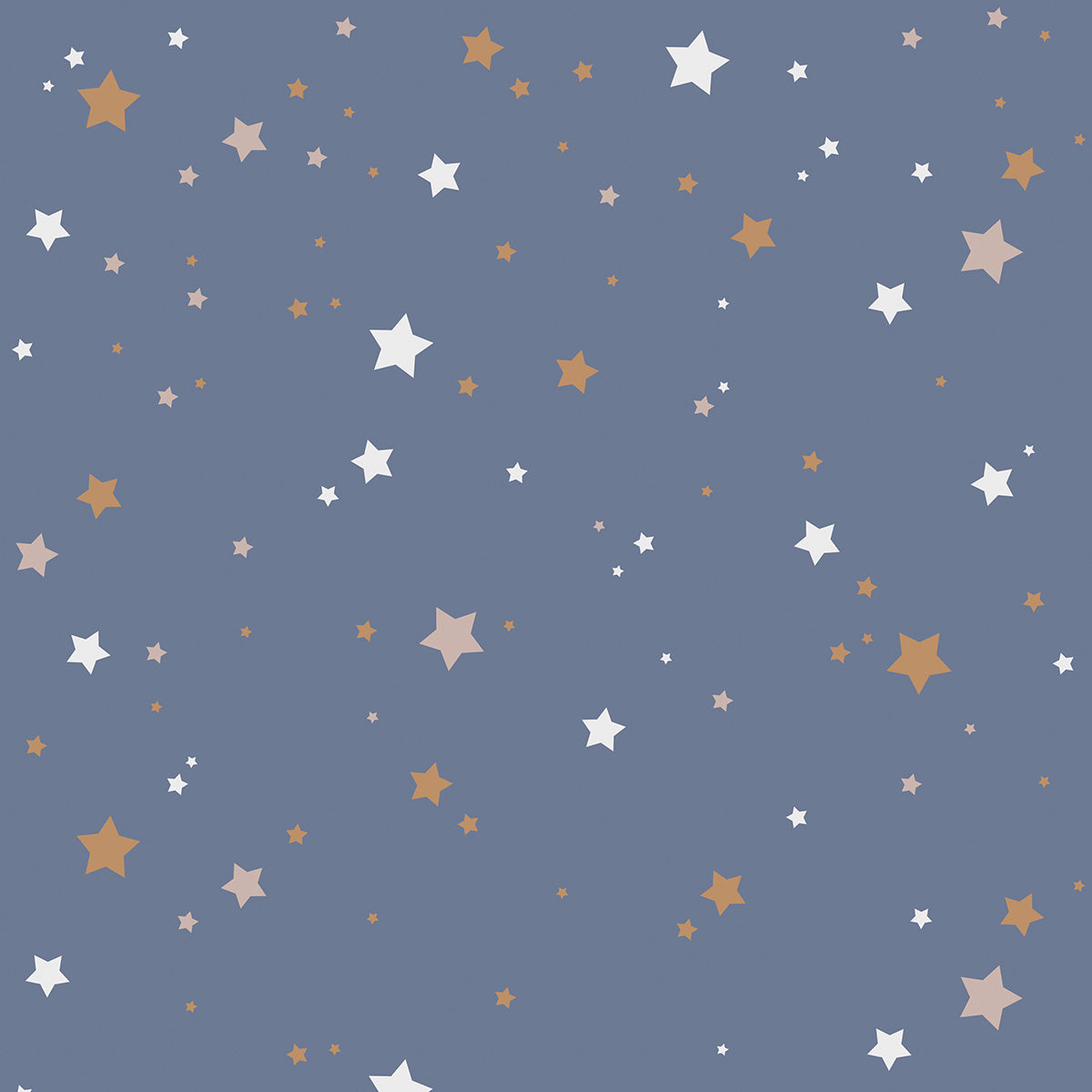 Stars from the Sky Blue Wallpaper