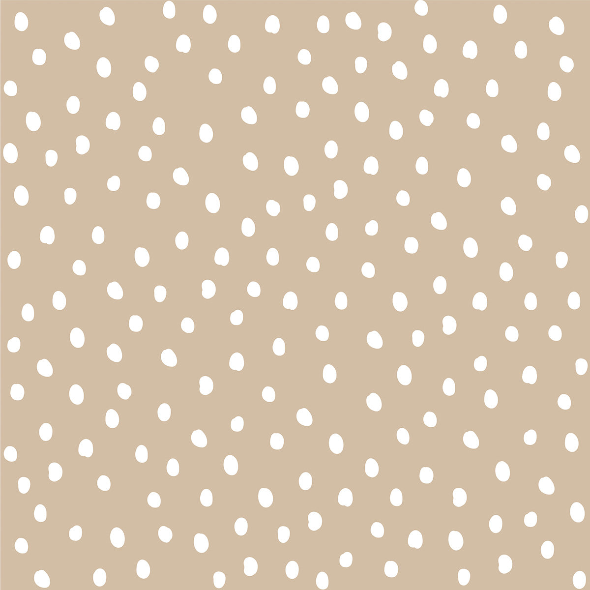 Irregular Dots Beige Wallpaper
