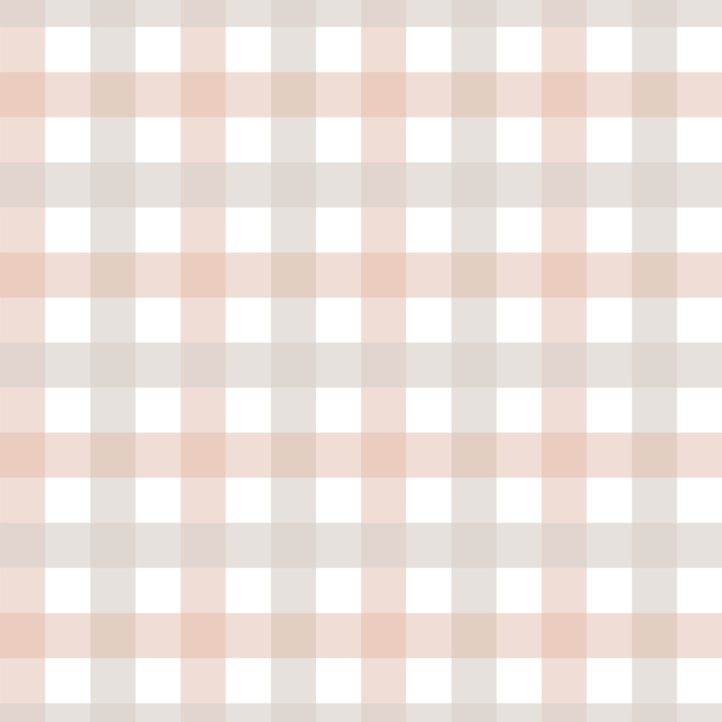 Provence Small Check Beige Pink Wallpaper