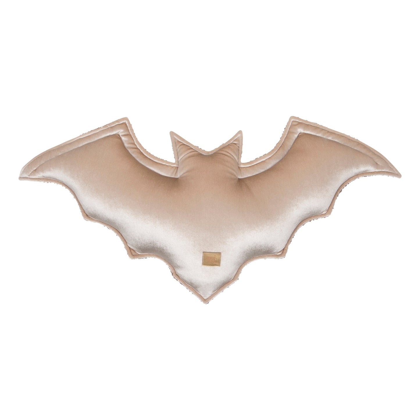 "Rose Gold Sequins" Halloween Bat Pillow