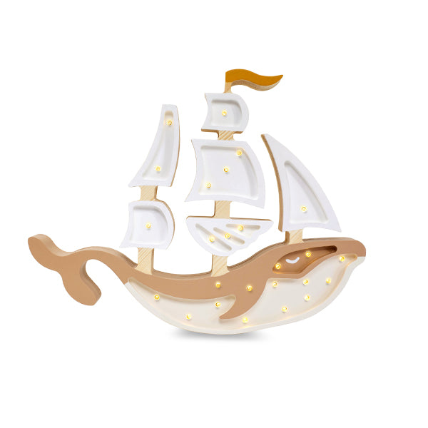 Little Lights Whale Ship Lamp