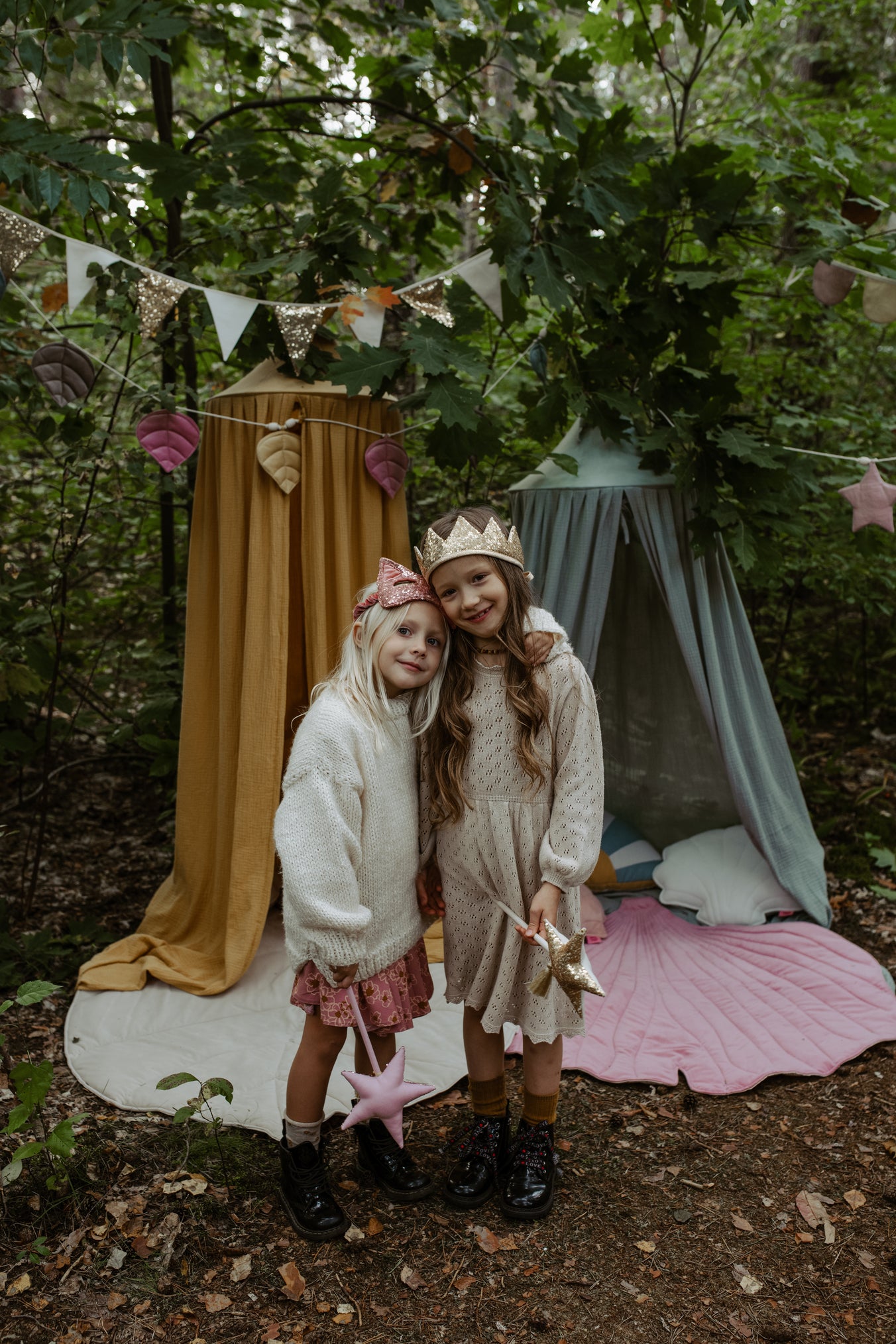 “Gold Sequins” Fairy-tale Crown