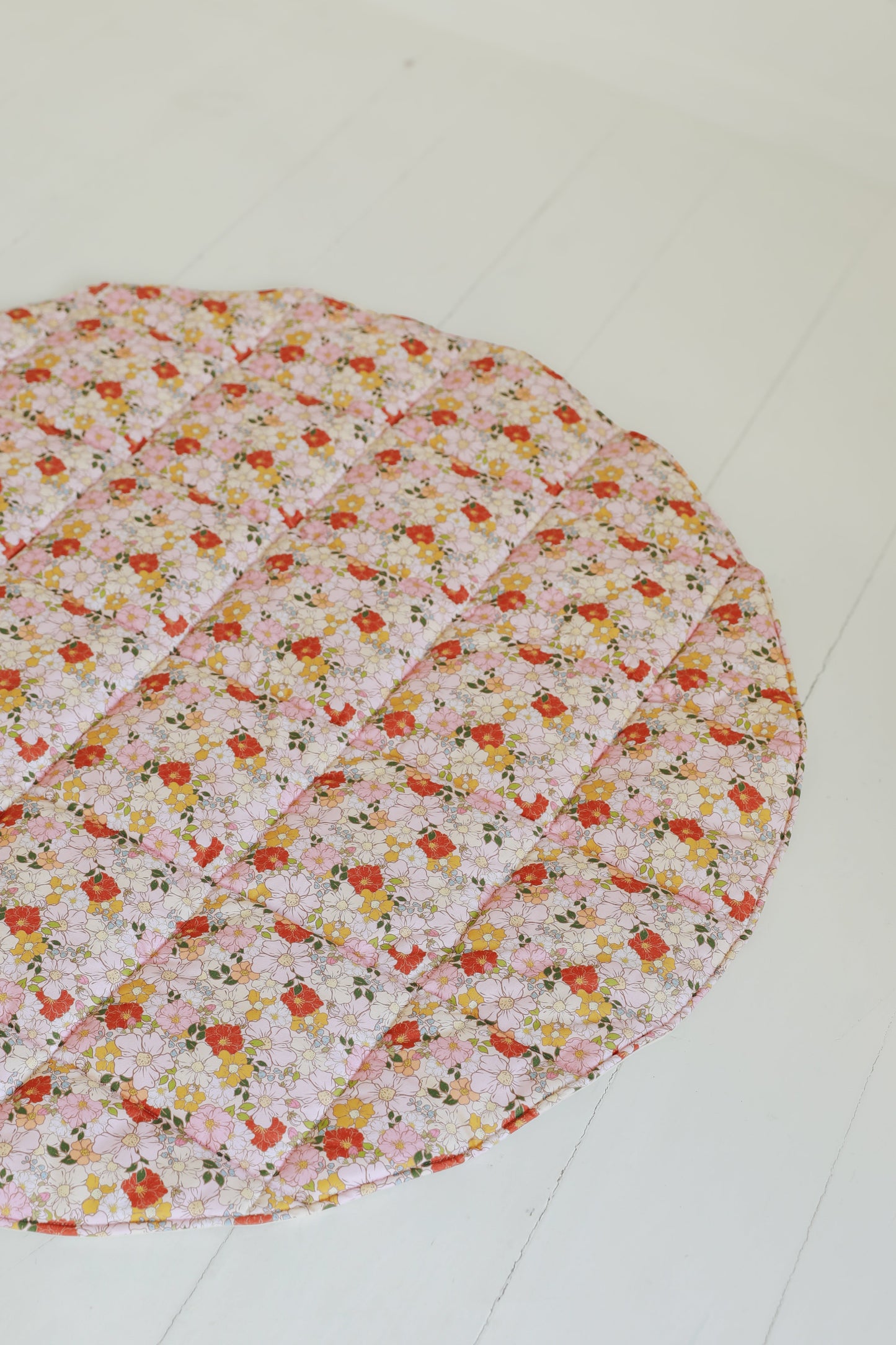 “Spring Garden” Round Cotton Mat