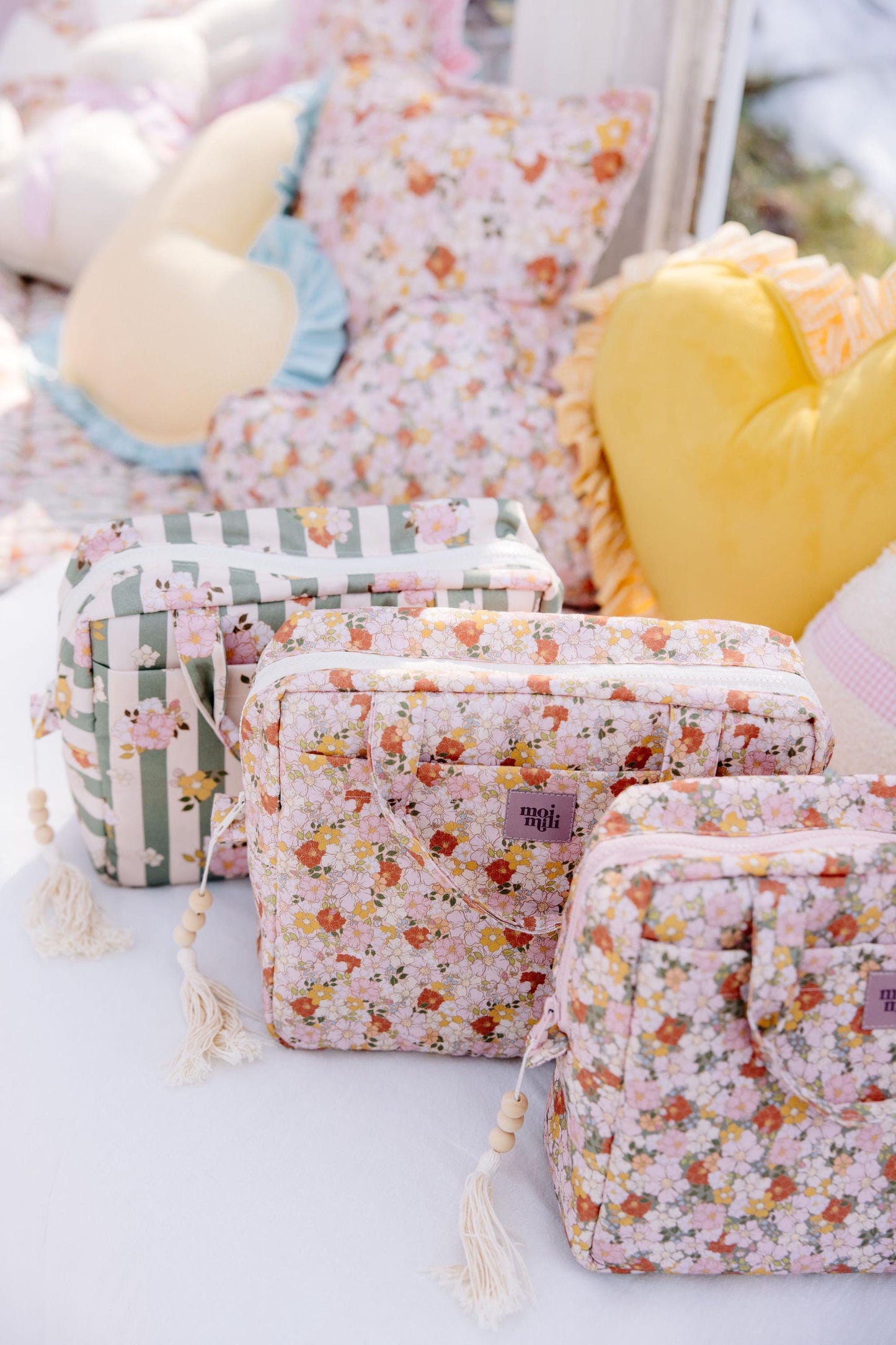 "Green Garden" Makeup bag Big size
