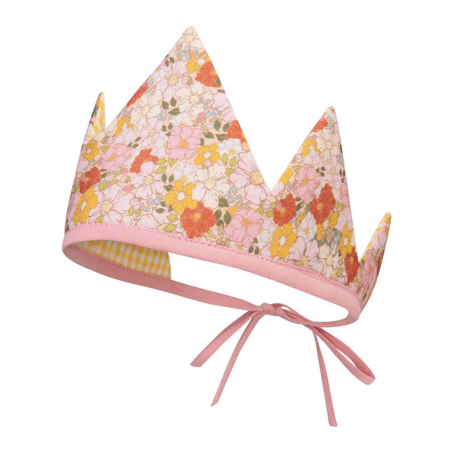“Spring Garden” Cotton Crown and Wand Magic Set