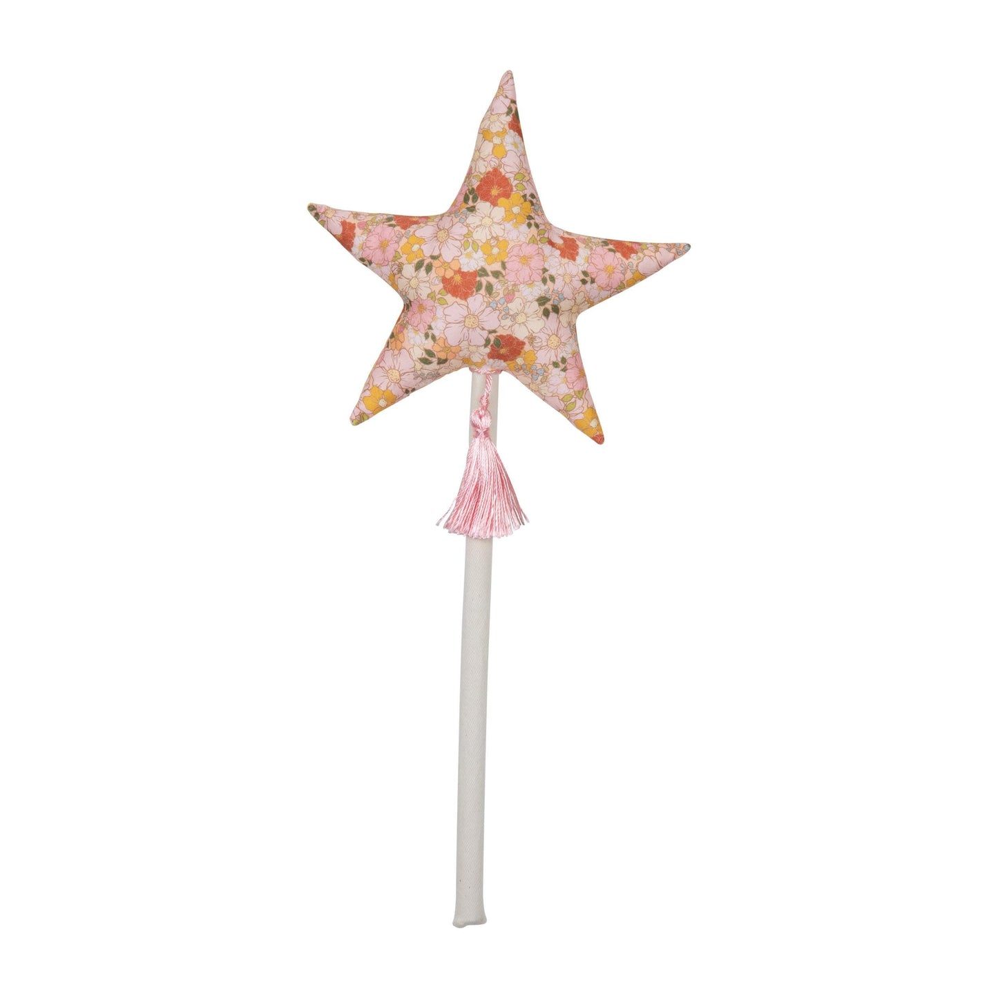 “Spring Garden” Cotton Crown and Wand Magic Set