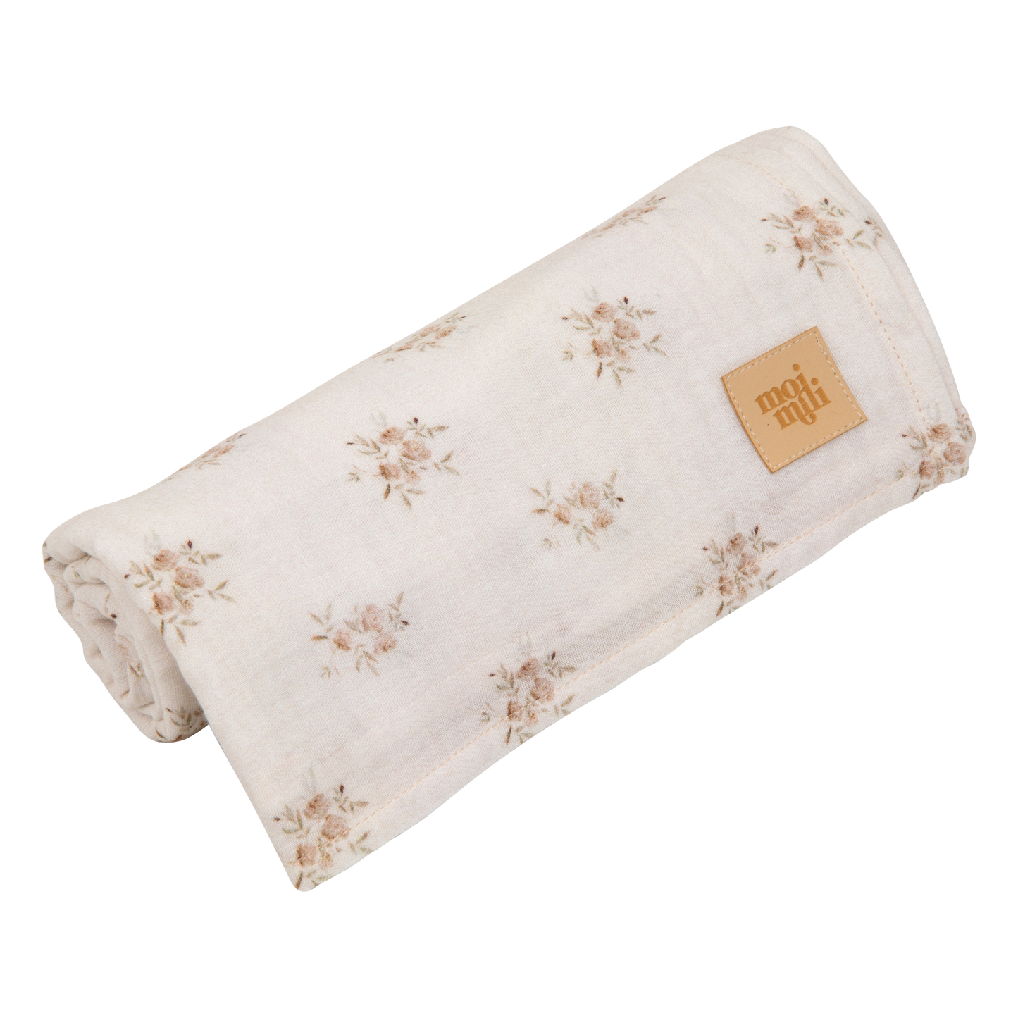 Muslin "Boho Flowers" Baby Swaddle Blanket