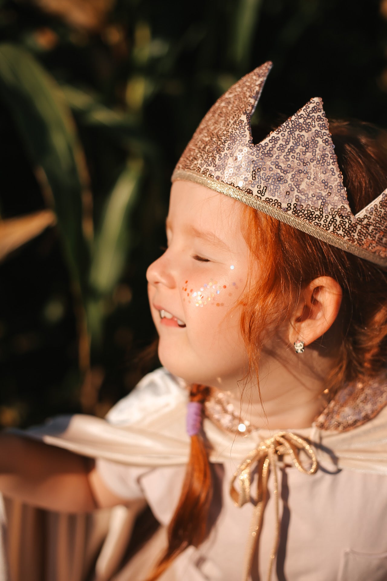 “Rose Gold Sequins” Crown