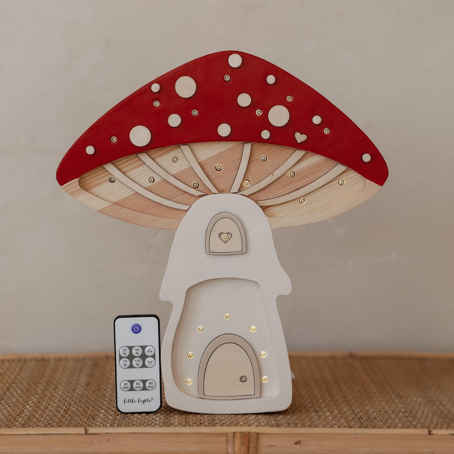 Little Lights Mushroom House Lamp