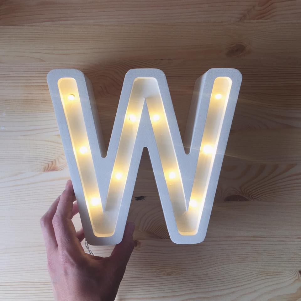 Little Lights Mini Letter Lamps A - Z