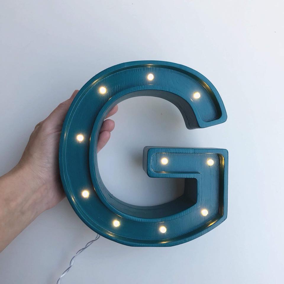 Little Lights Mini Letter Lamps A - Z
