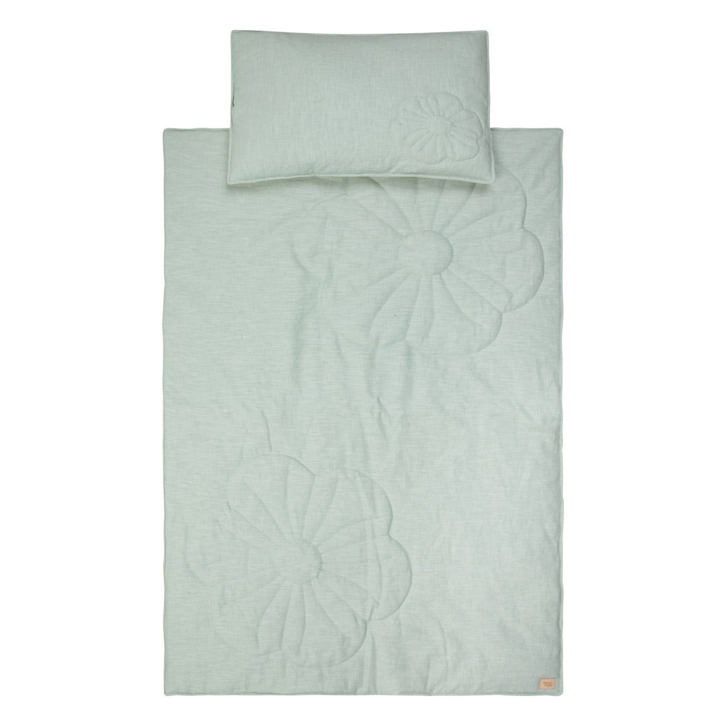Linen "Mint" Flower Child Cover Set (Large)