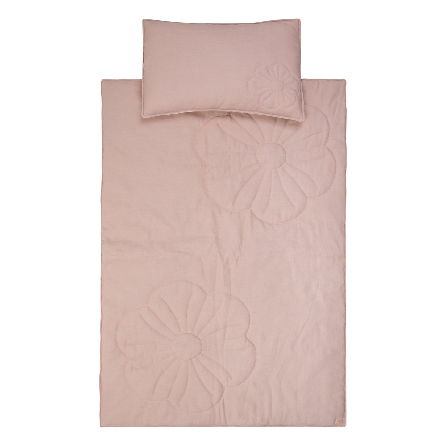 Linen "Powder Pink" Flower Child Cover Set (Large)