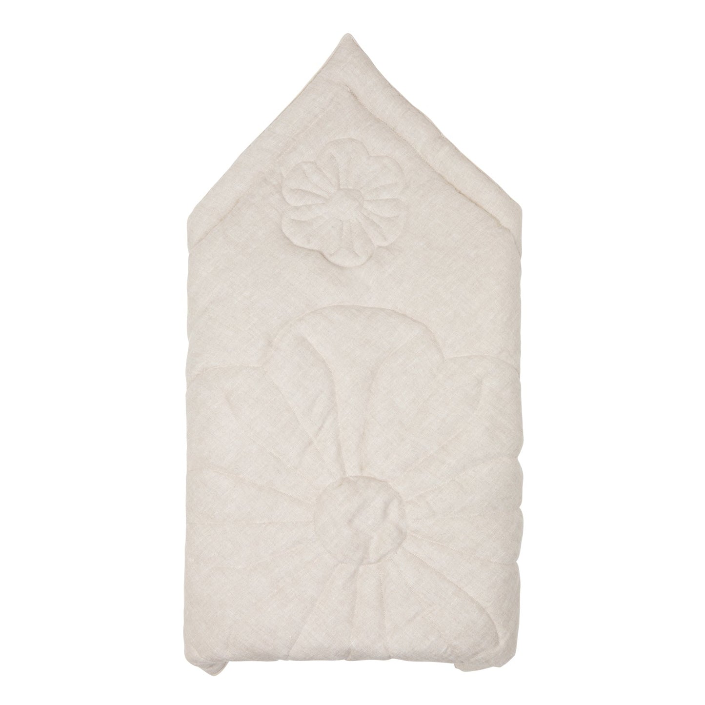"Sand" Linen Flower Baby Horn