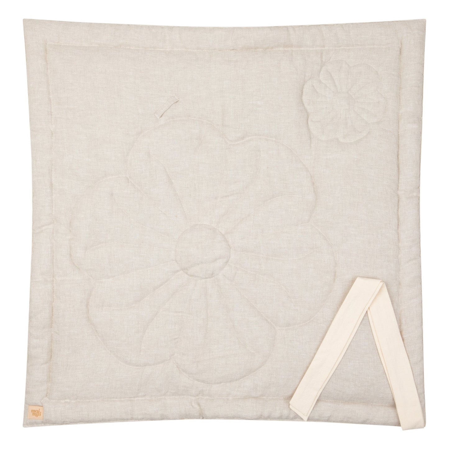 "Sand" Linen Flower Baby Horn