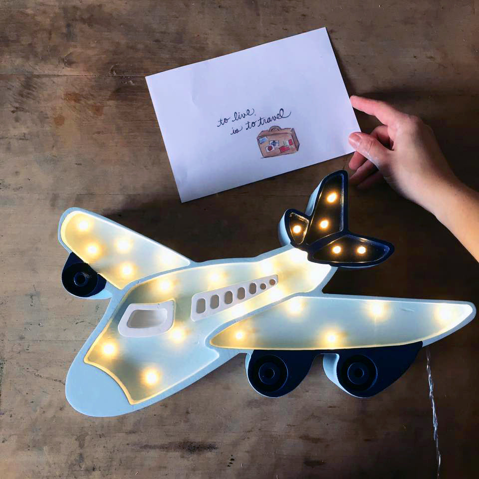 Little Lights Plane Lamp
