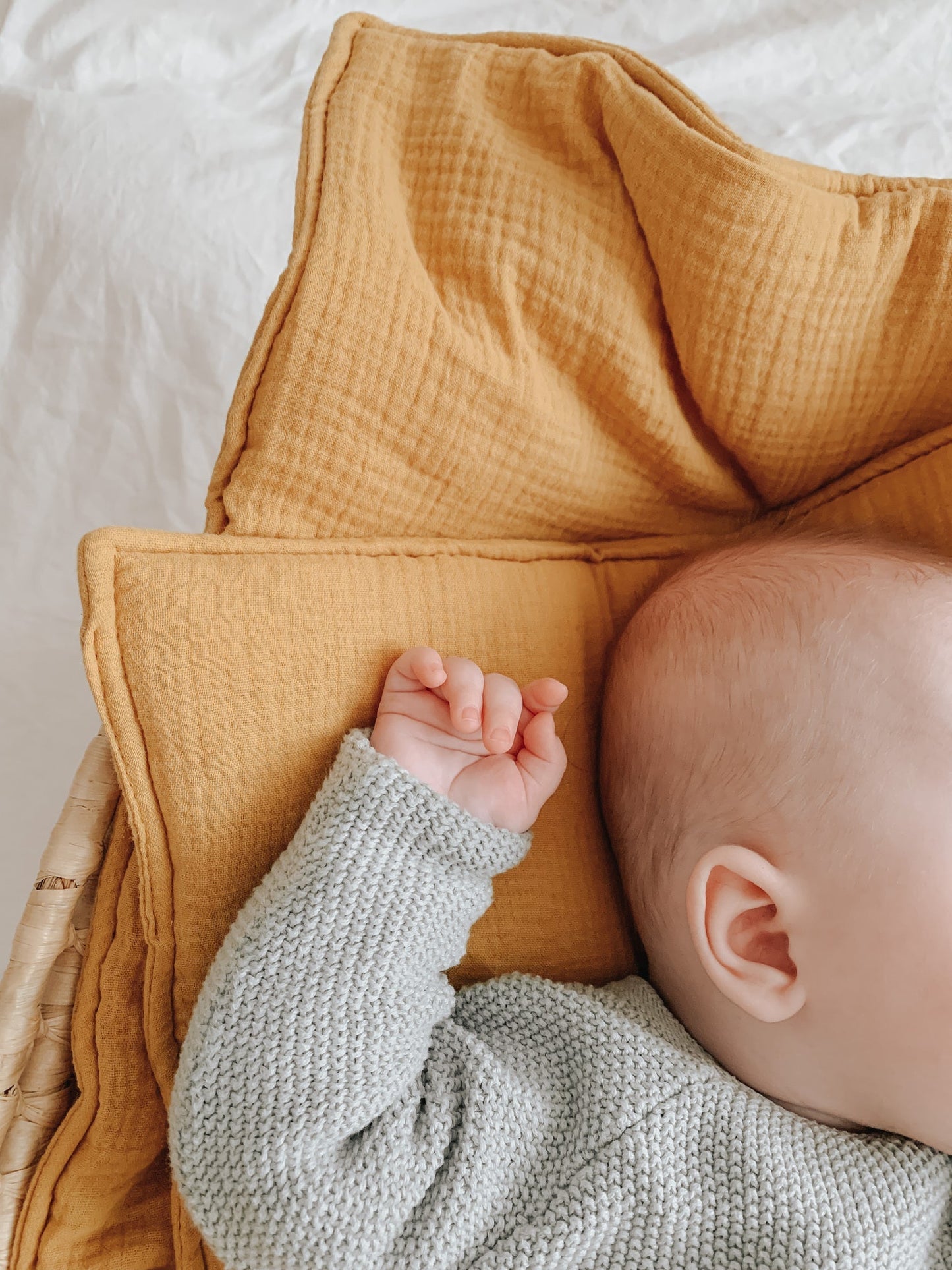Muslin "Ochre" Child Cover Set