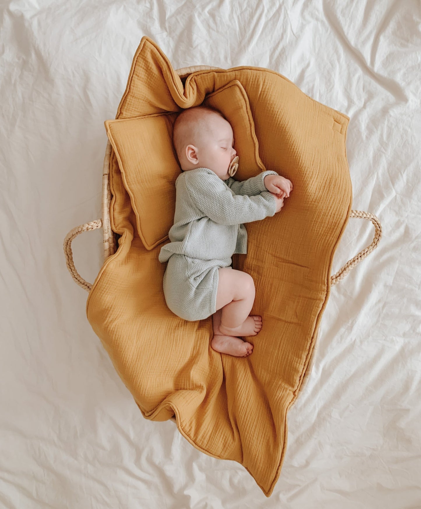 Muslin "Ochre" Child Cover Set