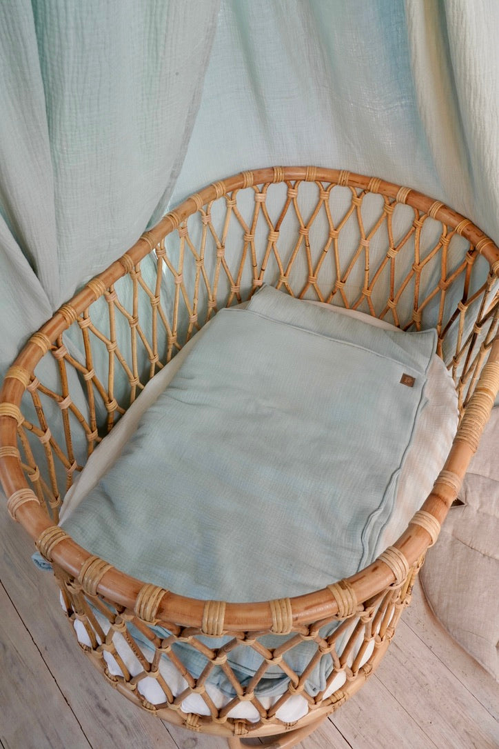 Muslin "Mint" Child Cover Set