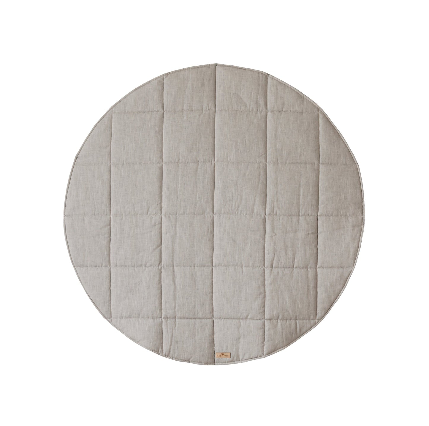 “Pigeon Grey” Round Cotton Mat