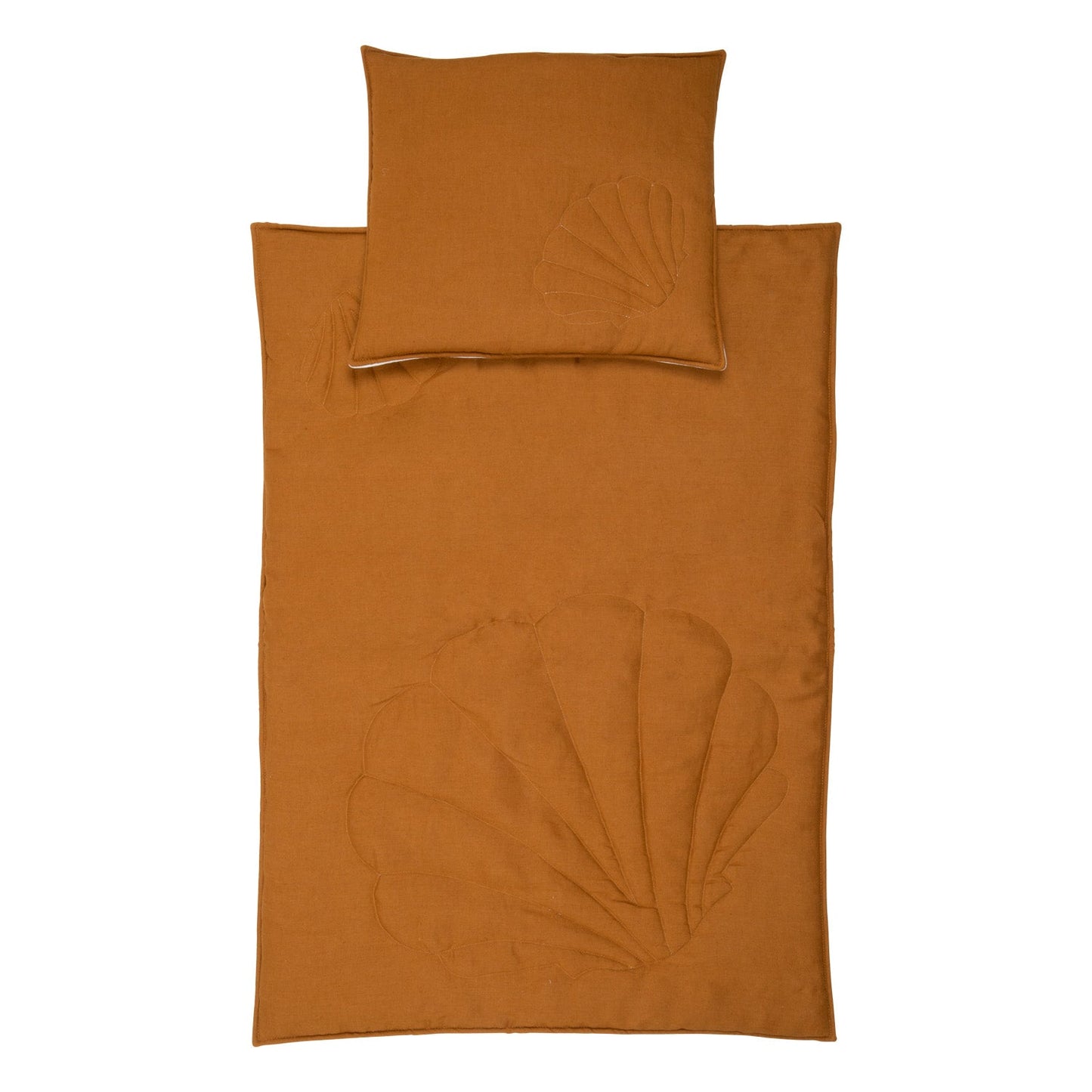 Linen "Caramel" Shell Child Cover Set (Large)