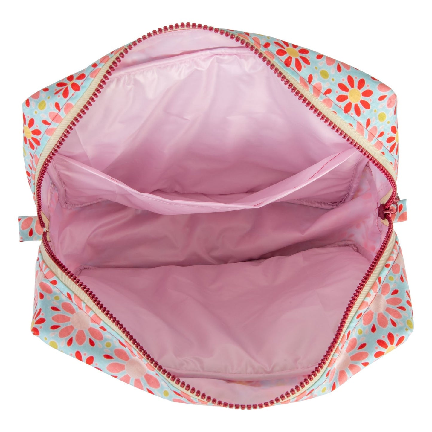"Red Flowers" Makeup bag Big size
