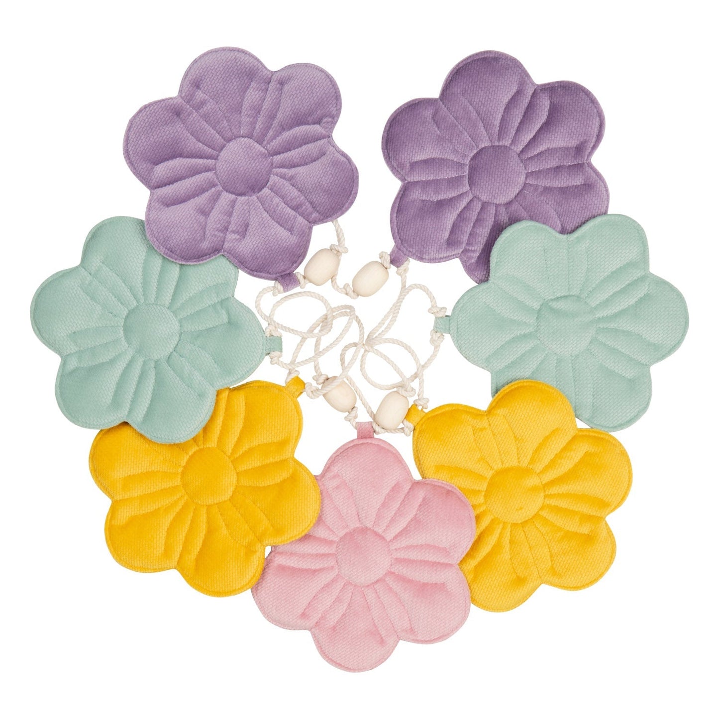 Velvet Bloom "Rainbow Bouquet" Garland
