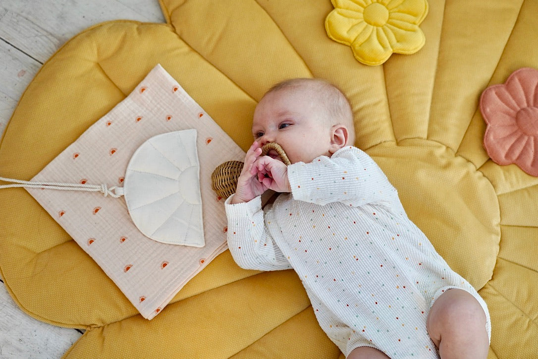 Velvet "Honey Azalea" Flower Mat