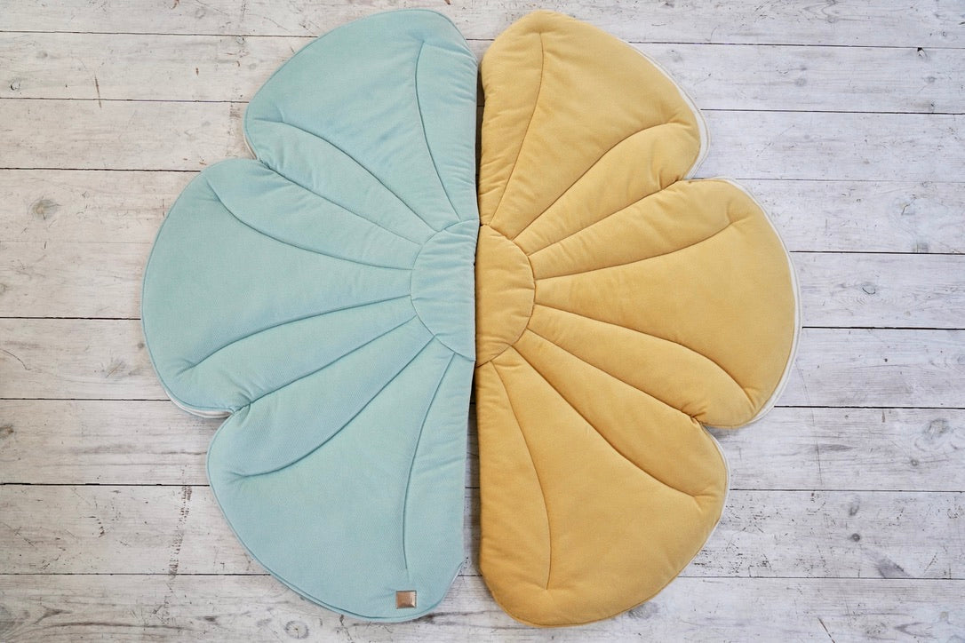 Velvet "Mint" Flower Mat