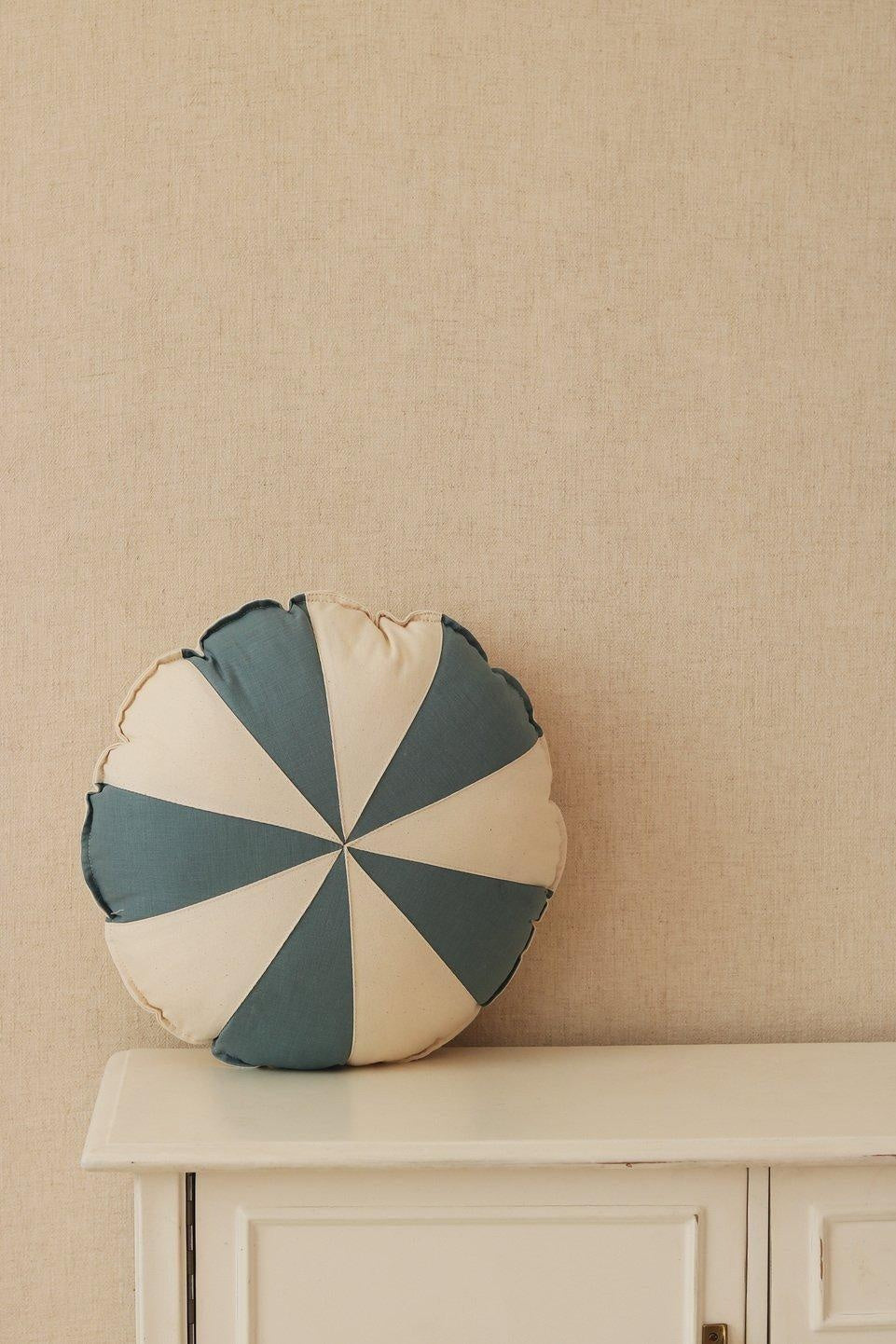 “Blue Candy” Patchwork Cushion - Moi Mili