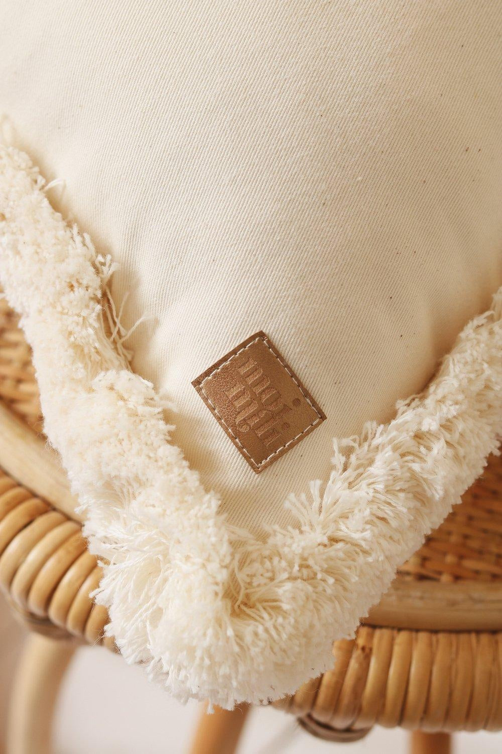 “Boho” Cushion with Embroidery - Moi Mili