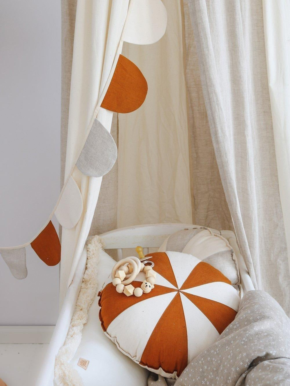 “Caramel Candy” Patchwork Pillow