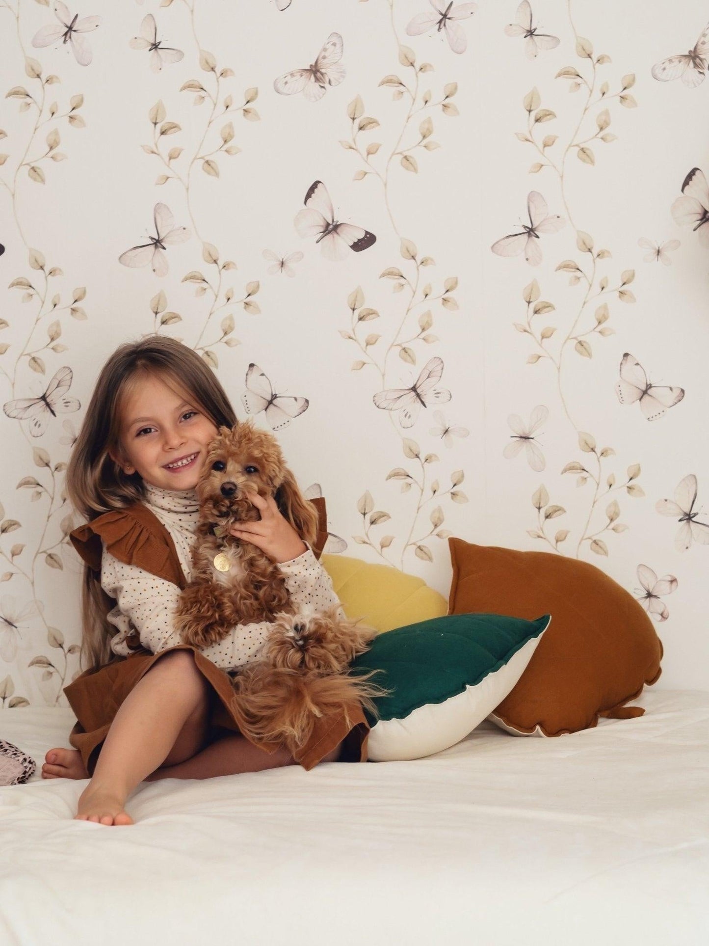 “Caramel” Linen Leaf Pillow