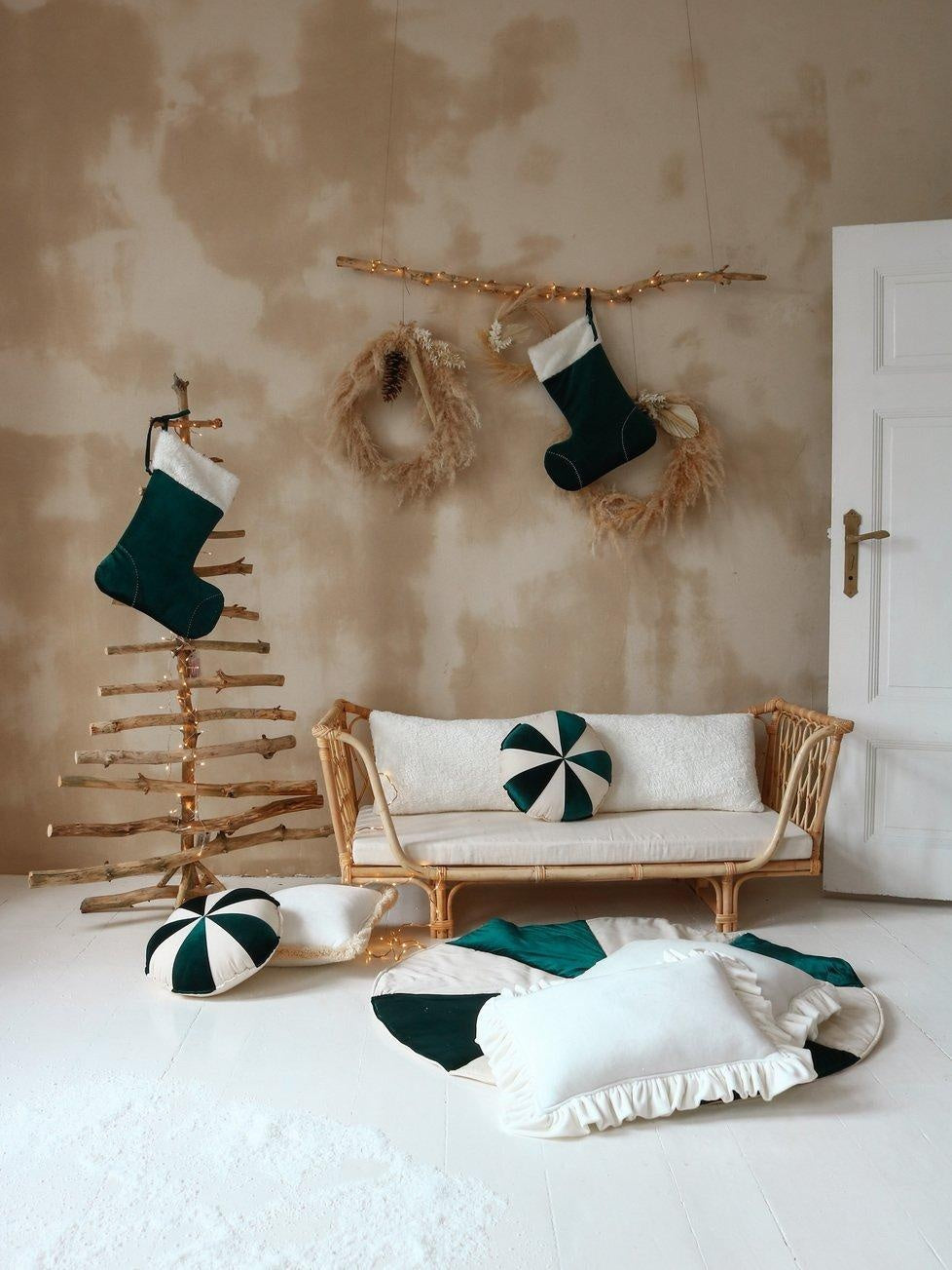 “Green Candy” Christmas Stocking - Moi Mili