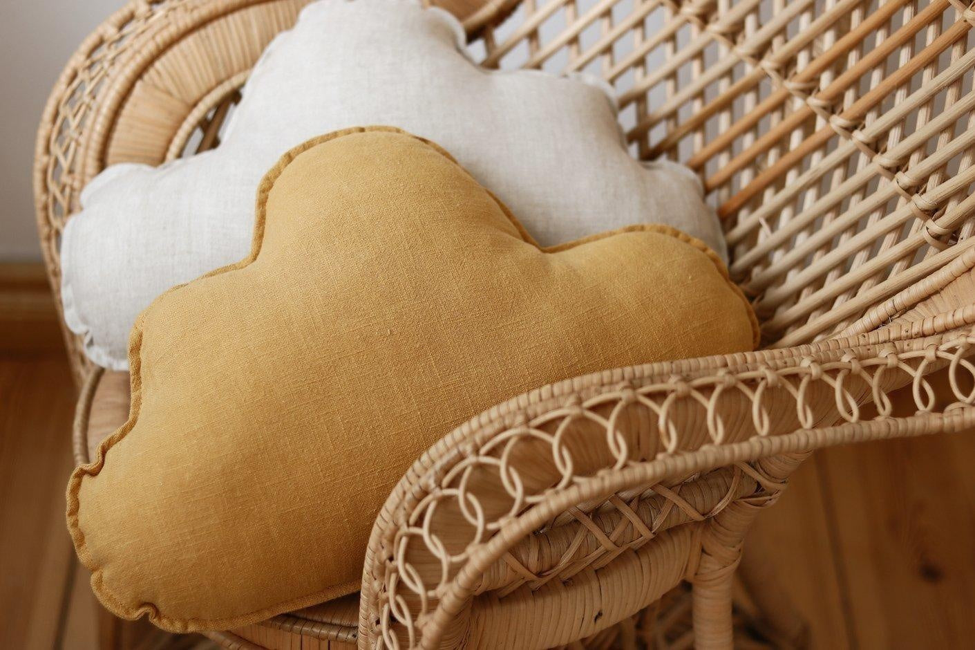 “Mango” Linen Cloud Cushion - Moi Mili