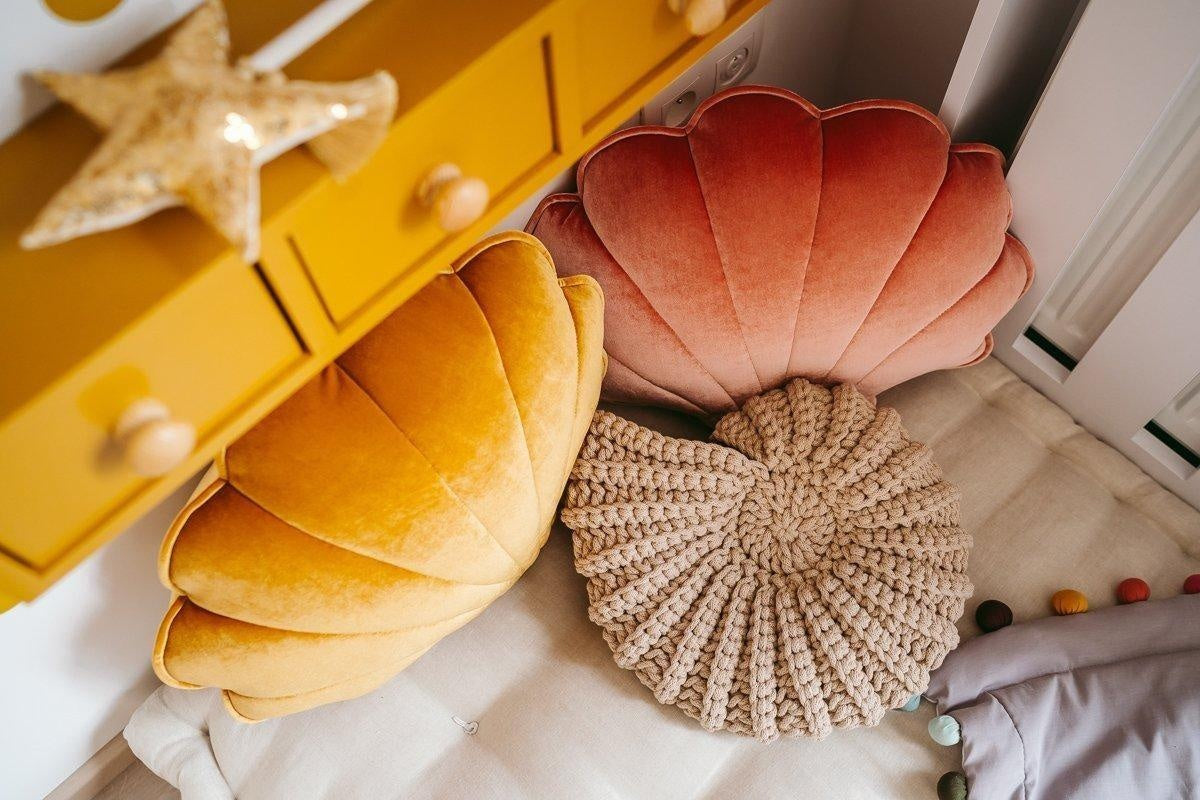 “Marsala Pearl” Velvet Shell Pillow