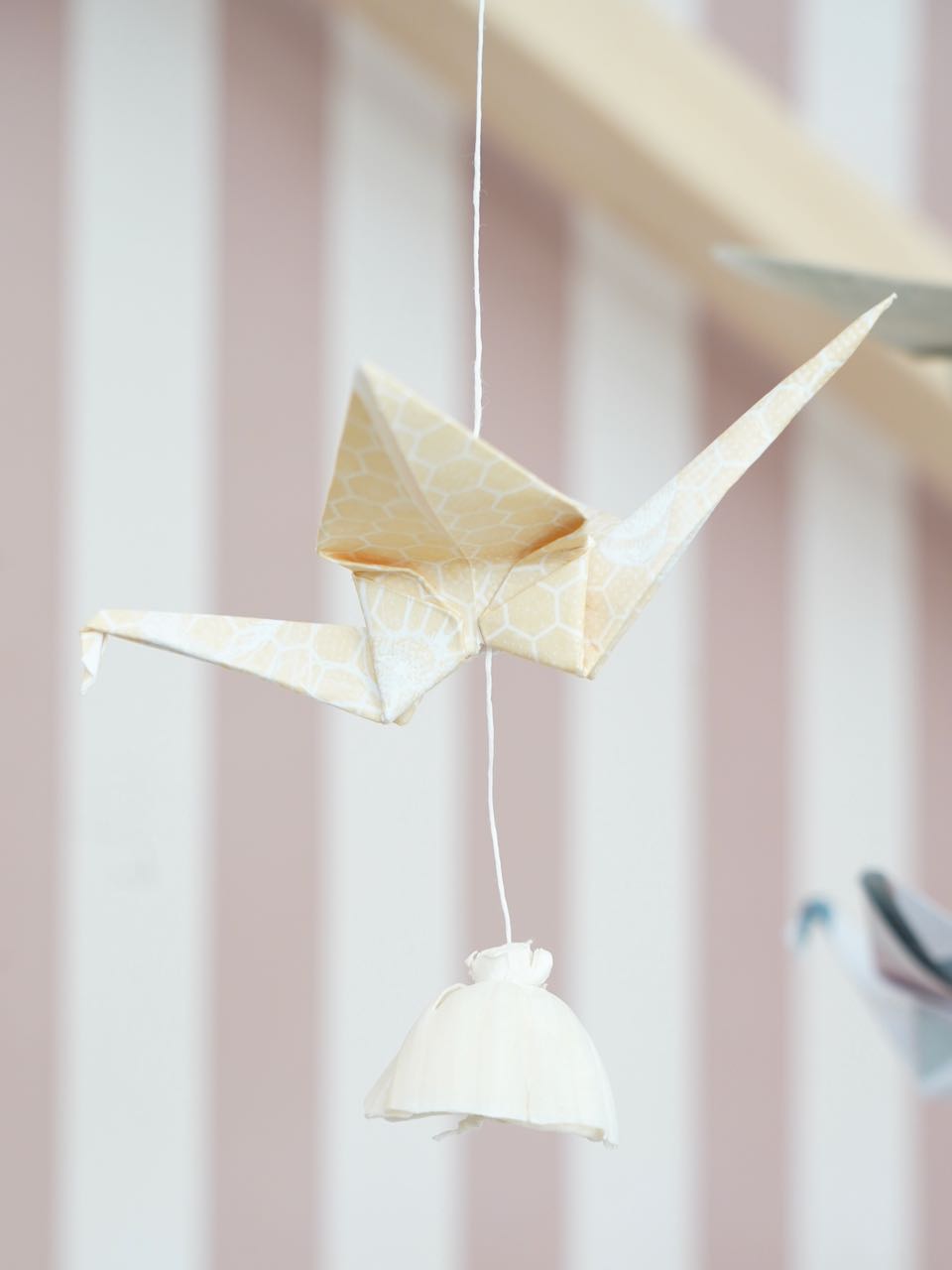 “Pastel colors” Origami Nursery Mobile