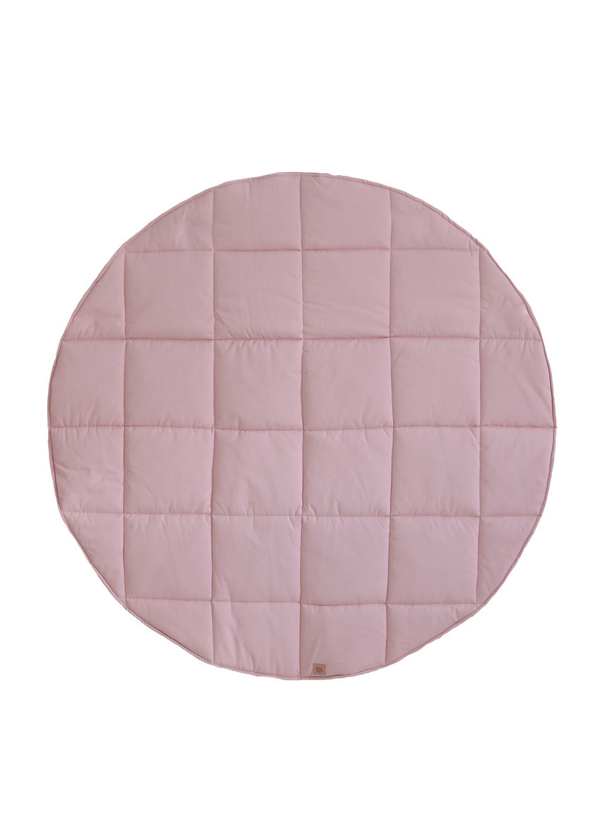 “Pink and Beige” Round Cotton Mat
