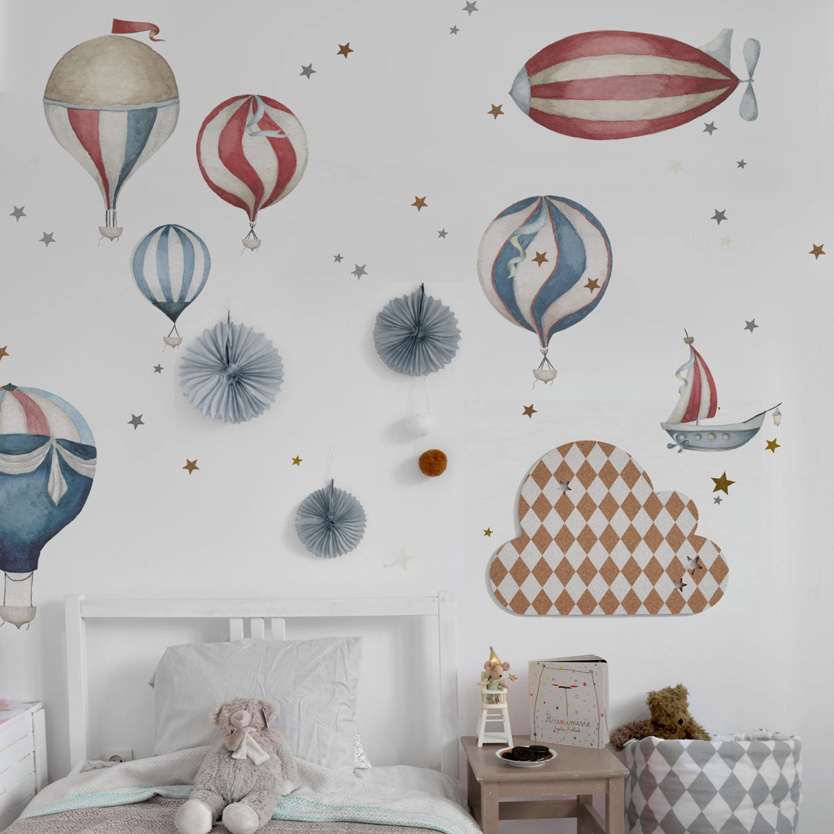 Dekornik Sky is the Limit Balloon Wall Decal Set