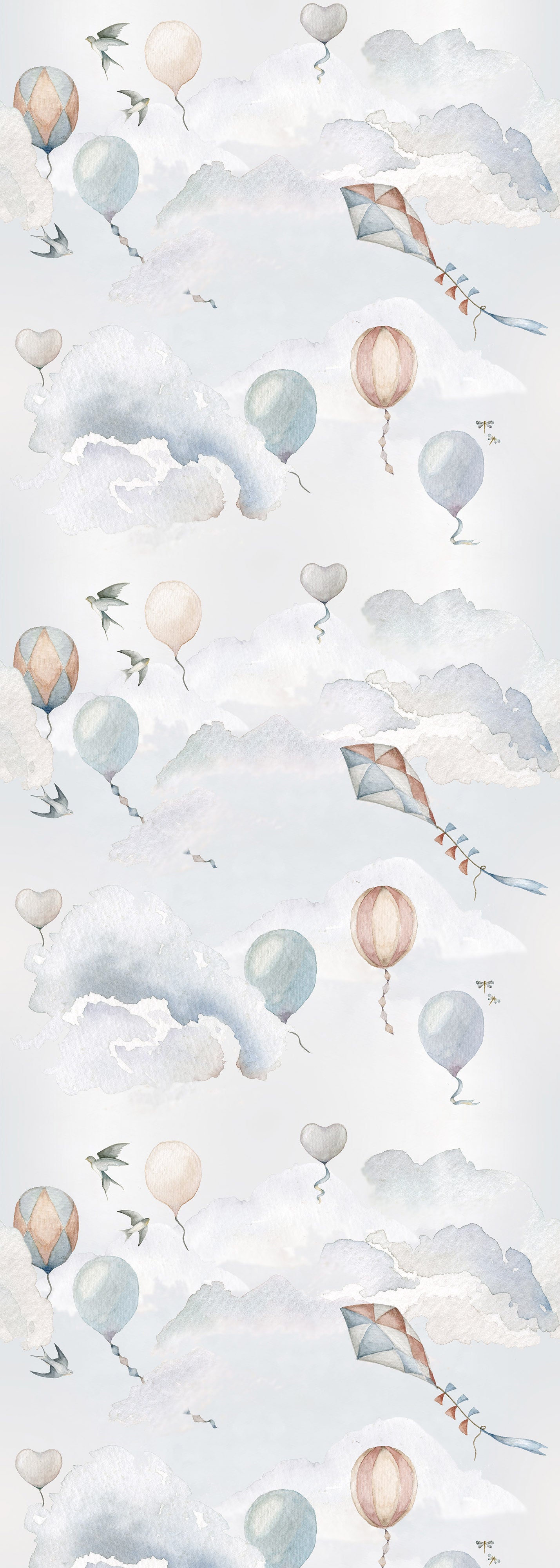 Dekornik Balloons Fairytale Wallpaper
