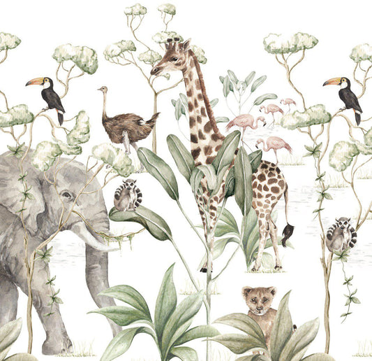 Dekornik Savanna Animals Wallpaper