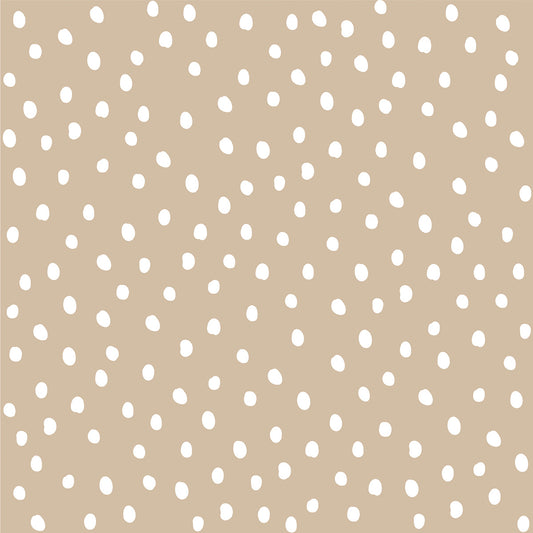 Irregular Dots Beige Wallpaper