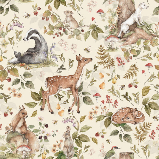 Dekornik Cute Forest Animals Wallpaper