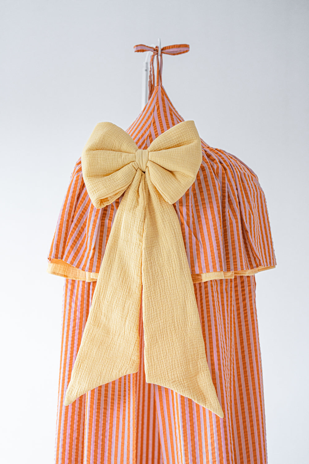 "Pink and Orange Stripes" Ruffle