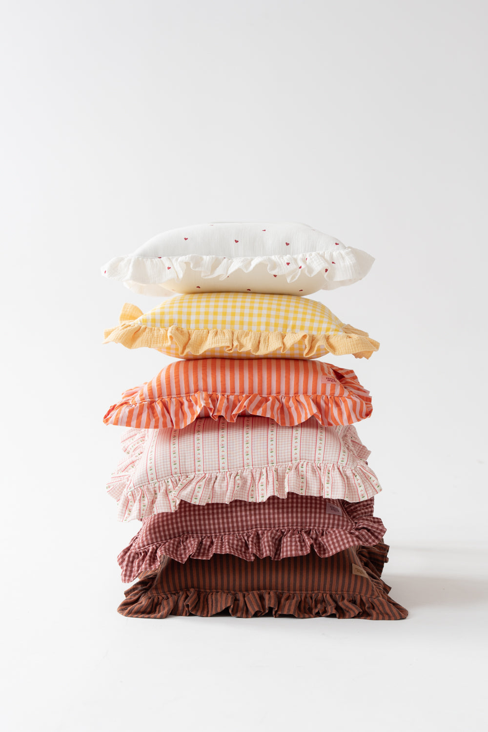 "Sweet Hearts" Pillow with Frill